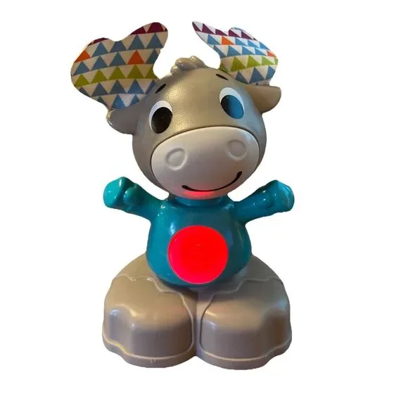 Fisher-Price Linkimals Talking Musical Moose Interactive Educational Toy Sings - Picture 4 of 11
